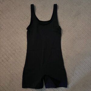 Aritzia TNAction Romper | TNA Black Jumpsuit